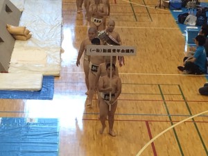 新潟チームの入場行進